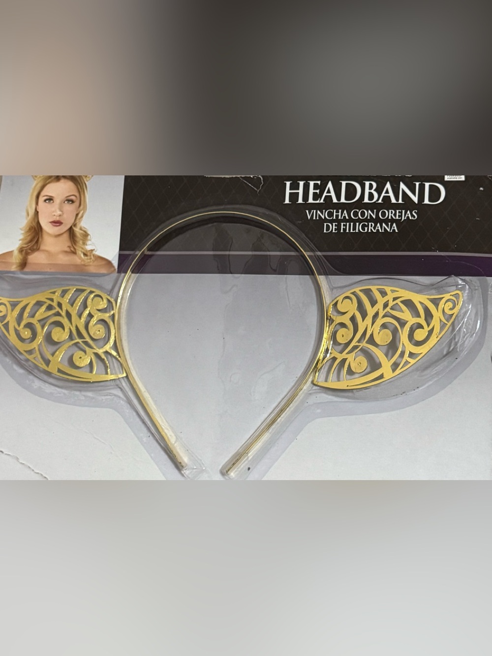 Filigree Headband - Gold Women's Accessory